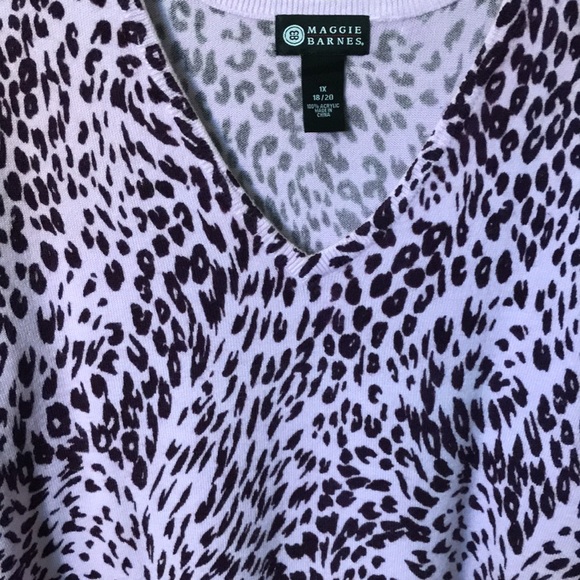 NWOT Maggie Barnes sweater sz 1x - Picture 3 of 4